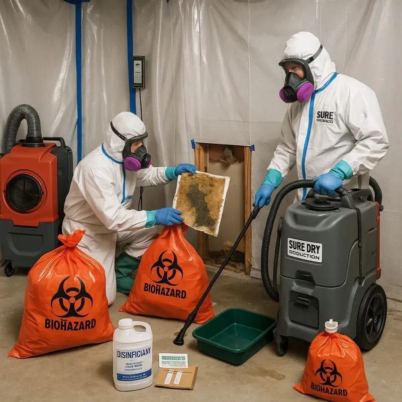 Contaminated Water Handling Protocols process in Velva, ND